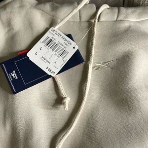 Reebok size large color Stucco hoodie NIP